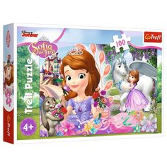 Пазл Trefl Disney Junior София В царстве приключений (16344), 100 дет.