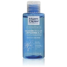 Martiderm мицеллярный очищающий раствор 3 в 1 Essentials, 75 мл