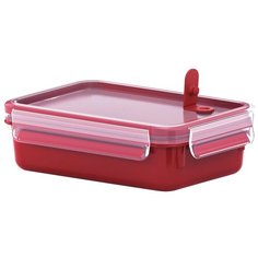 Tefal Контейнер Clip and Micro 1 л K3102212, 13.5x19.5 см, красный
