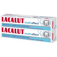 Зубная паста LACALUT Multi-effect, 75 мл, 2 шт.