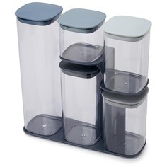 Joseph Joseph Набор для хранения Podium Sky 81106 серый/прозрачный
