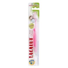 Зубная щетка LACALUT Kids 4+, розовый