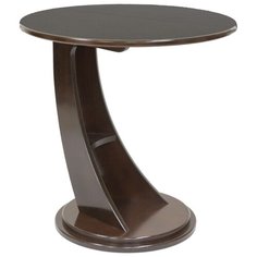 Столик приставной Мебелик Акцент, d: 60 см, орех