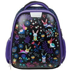 Ранец N1School Зайчики, ортопед. спинка, экокожа