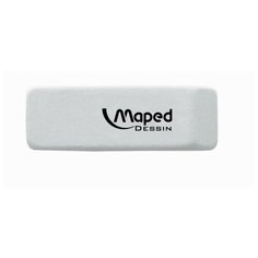 Ластик Maped Dessin, каучук, скошенная форма для ручки и карандаша,57x18x10 3 штук
