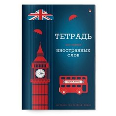 Тетрадь предметная А6,48л,д/записи иностр.слов,обл.лак ВИД 4 7-48-469/04 3 штуки Альт