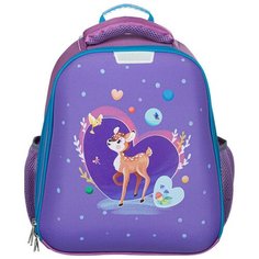 Ранец №1School Basic Олененок, 2 отд., ортопед. cпинка