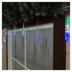 Гирлянда Luazon Lighting Сосульки 187330 240 х 20 см, 96 ламп, мульти