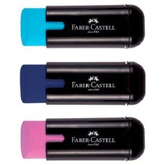 Точилка с ластиком Faber-Castell Combi, 1 отверстие, контейнер, ассорти