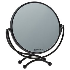 Зеркало косметическое настольное Dewal Beauty MR-320 black