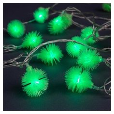 Гирлянда Luazon Lighting Нить Decor Ежики 5000 см, 30 ламп, зеленый/прозрачный провод