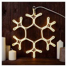 Фигурка Luazon Lighting Снежинка 40 см теплый белый