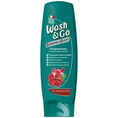 Wash & Go кондиционер с экстрактом граната для окрашенных волос, 180 мл