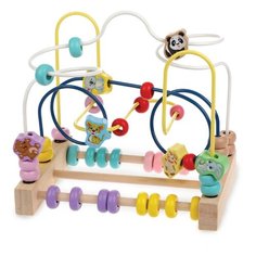 Лабиринт Mapacha Счеты 76825 бежевый/белый/желтый/синий