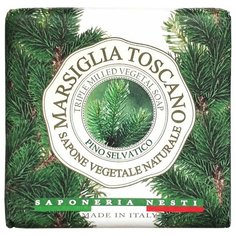 Мыло кусковое Nesti Dante Marsiglia Toscano Pino Selvatico, 200 г