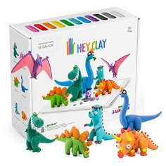 Пластилин HEY CLAY Залипаки Динозавры (4897105240068)