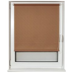 Рулонная штора Brabix Лён темно-бежевый S-36, 60х175 см