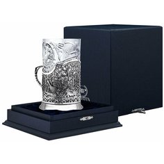 АргентА Подстаканник "Глухариная охота" литой