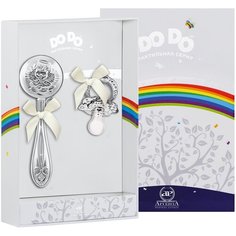 АргентА Набор для малышей DODO "Ангел" (2 предмета пустышка+погремушка)
