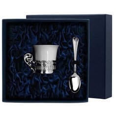 АргентА Набор чашка кофеная "Богема" + ложка (2 предмета)