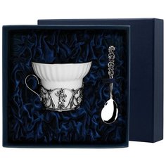 АргентА Набор чашка чайная "Ангел"+ ложка (2 предмета)