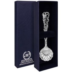 АргентА Совок для сахара "Охотничий" чернением+ футляр