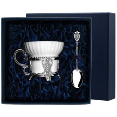 АргентА Набор чашка чайная "Меценат"+ ложка (2 предмета)