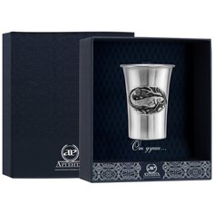 АргентА Стопка "Сом" с черн. + футляр