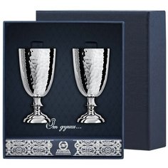 АргентА Набор рюмок №1 кованых (2 пр.) + футляр