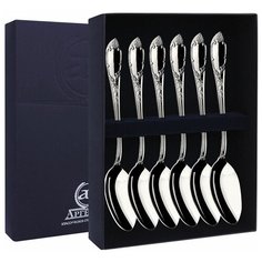 АргентА Чайные ложки из серебра "Престиж" (6 шт.)