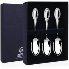 АргентА Набор чайных ложек "Император" (3 предмета)