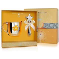 АргентА Набор для малышей КД "Звезда" с позолотой (2 предмета)