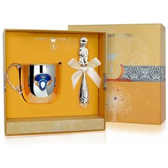 АргентА Набор для малышей "Принц" (2 предмета погремушка + кружка)