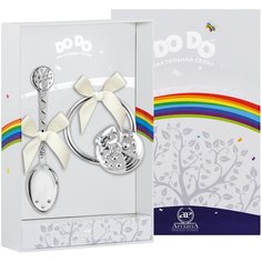 АргентА Набор для малышей DODO "Божья коровка" (ложка + погремушка)