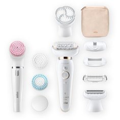 Эпилятор Braun SES 9100 Silk-epil 9 Flex Beauty Set + щетка для лица white