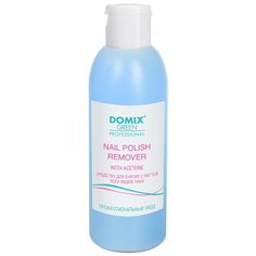 Domix Green Professional Nail Polish Remover With Aceton Средство для снятия всех видов лака с ацетоном 200 мл