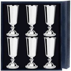 АргентА Набор рюмок "Джентльмен" (6 предметов)