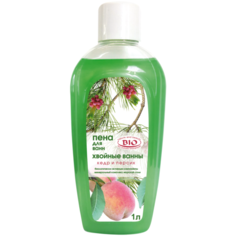 Северная жемчужина Пена для ванн Хвойные ванны Кедр и персик, 1 л