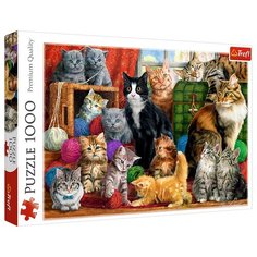 Пазл Trefl Кошачья встреча (10555), 1000 дет.