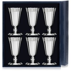 АргентА Набор рюмок №4 с рисунком "Квадрат" (6 предметов)