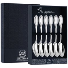 АргентА Набор чайных ложек "Император" большая (6 предметов)