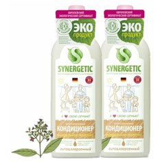 Synergetic Набор кондиционеров для белья Миндальное молочко 1 л (2 шт.)