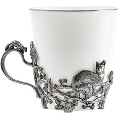 АргентА Чашка чайная "Куница" с чернением 537ЧШ03806