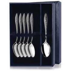 АргентА Набор десертной ложки "Морозко" (6 предметов) 1250НБ02801