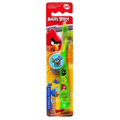Зубная щетка Longa Vita Angry Birds АВ-1 5+, зеленый