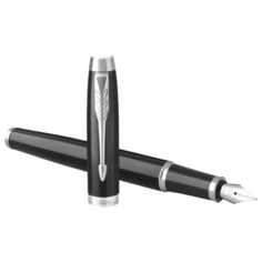 PARKER перьевая ручкаIM Core F321 с чехлом в подарочной упаковке, M, синий цвет чернил