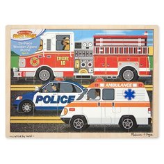 Рамка-вкладыш Melissa & Doug Транспорт (9062), 24 дет.