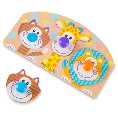 Рамка-вкладыш Melissa & Doug Сафари (3439), 3 дет.