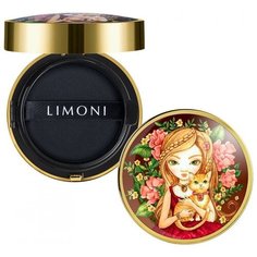 Limoni Тональный флюид All Stay Cover Cushion SPF 35 / PA++ Animal Princess, оттенок: 03 Dark Medium