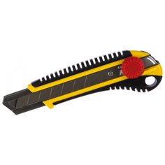 Монтажный нож STAYER Hercules-25 (09141_z01) черный/желтый